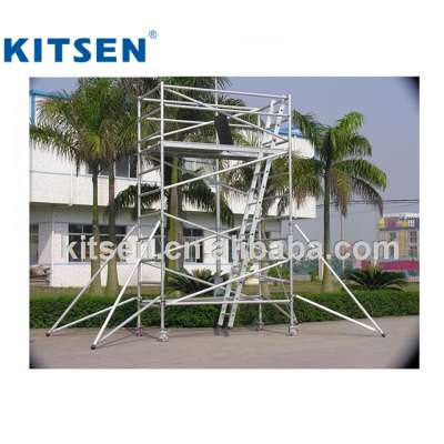 3m to 12m Mobile Working TowerHigh Quality Anticorrosive Aluminum Scaffold Tower In China