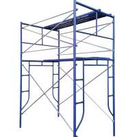 Latin-American style steel ladder frame scaffold set For Building Construction