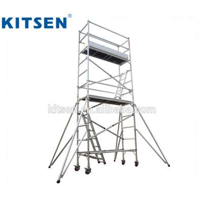 3m to 12m Aluminum Scaffolding Mobile Working Tower