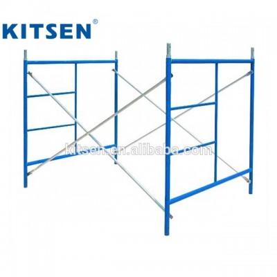 Steel Walk Thru Frame Scaffold System with Walkway Platform