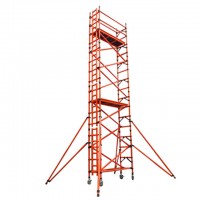 Leader grp fiberglass narrow mobile scaffolding tower hot sale in UK